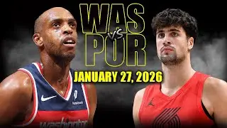 Washington Wizards vs Portland Trail Blazers Full Game Highlights &ndash; January 27, 2026 | NBA Season