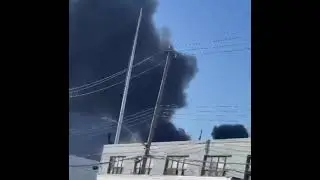 Huge fire destroys NYPD DNA evidence warehouse in Red Hook, Brooklyn, USA