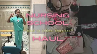 BACK TO SCHOOL * NURSING SCHOOL * HAUL/ ESSENTIALS *MUST HAVES* |  AMAZON,TARGET, TJMAXX,,