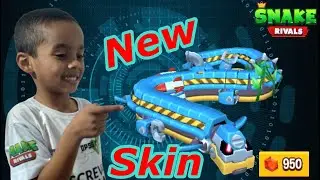 Snake Rivals - Cibertataruga SKIN RARA | GAMEPLAY