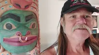 Chookaneidee Devilfish Mask is finished and up on the Wall | Fred Fulmer Tlingit Artist