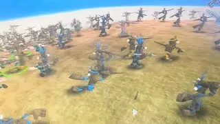 Tribal Trouble: 2v3 Battle (RTS) Real Time Strategy Game Gameplay