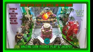 Красная Ведьма наложила заклинание на нашу игру с монетами #coinpusher #dungeonsanddragons #arcad...