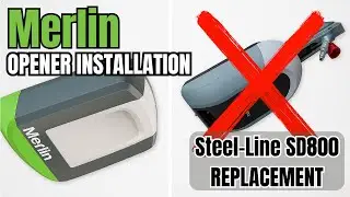 Merlin Opener Install: Watch This SD800 Replacement From Start to Finish