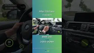 2014 BMW 316i stage 1 remap 0-100KM/H 210HP/310NM