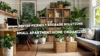 Renter-Friendly Storage Solutions for Small Spaces | Small Apartment Home Organized