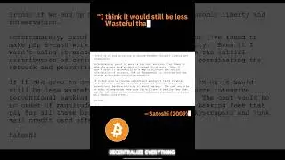 When Someone Says Bitcoin Isn&rsquo;t Efficient #stocks #crypto #bitcoin #news