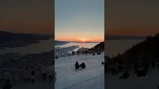 The view from Fl&oslash;yen in Bergen