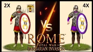 Can 2 Comitatenses 1st Cohorts Beat 4 Comitatenses in Rome: Total War BI