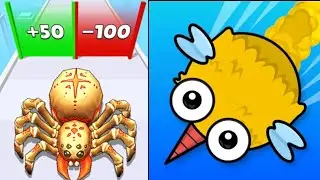 Mosquito Run vs Insects run Evolve - ASMR games ( New Update ) Max level Gameplay ASMR games