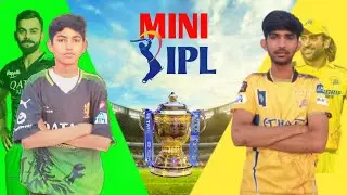 Mini IPL MATCH RCB &hearts;️ vs CSK 💛 🏆  #cricket