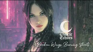 🩸🌕 Vampiric Goth Metal &mdash; Broken Wings, Burning Streets: Red Teeth in Moonlight | Vampire Goth