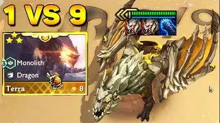 1 VS 9 - Terra 3 Star | NEW DRAGON TFT SET 7.5