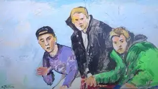 Chris Fabbri paintings (2021) Beastie Boys - Transitions (1994) 