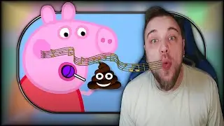 Woody REAGIERT auf Pfeifen Lernen Mit Peppa Wutz | YTK Mistgabel