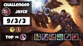 Jayce vs Fiora 11.6 Top Lane S11 Challenger Gameplay (9/3/3) - TURKISH