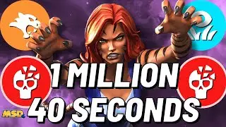 Tigra FLAWLESSLY RIPS APART ONE MILLION Health in 40 SECONDS