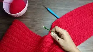Live crochet Mikasa long size scarf / Muffler || Create and Relax @amritascrochet