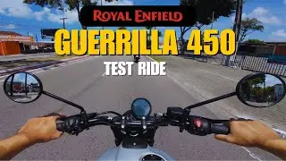 NOVA ROYAL ENFIELD GUERRILLA 450 &ndash; TEST RIDE !