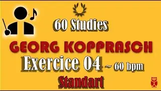 G. Kopprasch #04 STANDART ~  60 bpm - 60 Selected Studies ☃️☃️