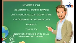 MICROPROCESSORS AND INTERFACING, FEATURES AND INTERFACING OF PROGRAMMABLE DEVICES FOR 8086 SYSTEMS