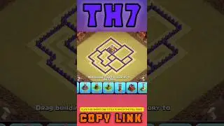 Th7 Best Cwl BASE Layout! #geniusclash #clashofclans