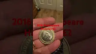 2016 Shakespeare Histories UK &pound;2 Coin #coinhunt #williamshakespeare