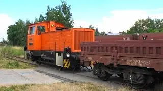 Deutsche Reichsbahn V23, Br.102 173 in Finsterwalde G&uuml;terbahnhof! Rangierbetrieb...