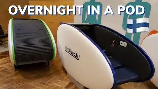 I stay in an airport POD HOTEL! Helsinki GoSleep Pods