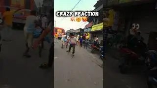 crazy reaction 🔥🥵 #shorts #india #viral #viralvideo #girl #sadgana #mf900 #skater #skatingvideos