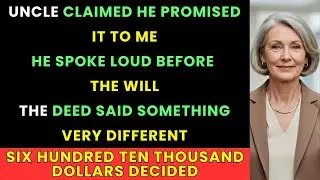 My Uncle Claimed &ldquo;He Promised It To Me&rdquo; &mdash; The $610K Deed Said Otherwise
