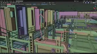 Blender Hypersleep Chamber and Launching Device Spaceship VR Metaverse Game Map