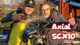 Wir testen den neuen Axial SCX10 auf unserem Parcours.