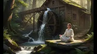 Serene Forest Water Mill 30 minuet  &bull; Calming Nature Sounds for Sleep, Study and Relax 