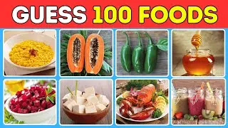 Guess the Food in 3 Seconds! Test Your Food Knowledge | Food Quiz