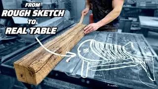 Making The World&rsquo;s Ugliest Coffee Table For My Brother ❤️ // Woodworking