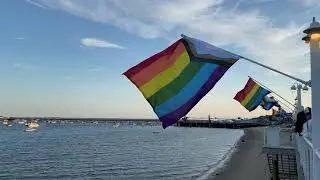 Provincetown 2021: Provincetown Harbor view from the Boatslip Tea Dance, September 2021