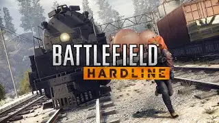 Battlefield Hardline - PS4 - Conquest - Train Dodge - 1080p [HD] - 60fps