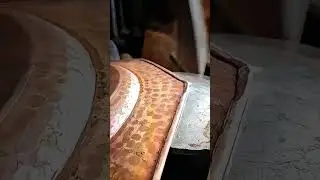 Teknik meratakan bagian ujung besi yang tidak rata #shorts