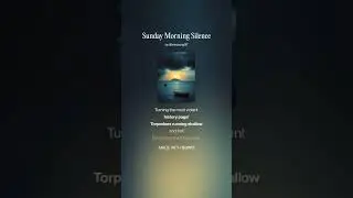 Sunday Morning Silence