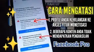 Cara cepat mengatasi profil Facebook kehilangan akses monetisasi