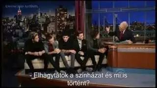 One Direction - David Letterman Show (magyar felirat)