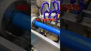 PVC lay flat hose production line.