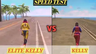 FREE FIRE KELLY SPEED TEST//FREE FIRE ELITE KELLY vs KELLY// FREE FIRE VILLAGE GAMER