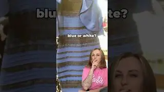 I always saw white. #bluedress #whitedress #blueorwhite #illusion #dress #testing #lifehack #test