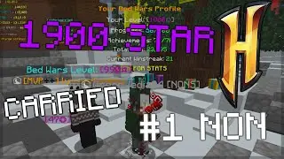 Carrying the #1 Bedwars Non to 1900 ⭐