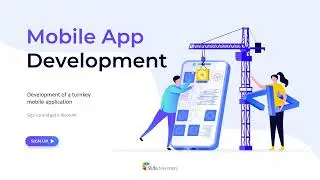 Mobile App Development Pitch Deck powerpoint animation template