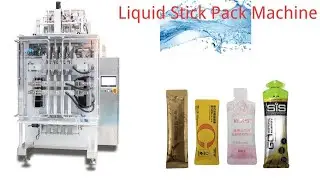 4-Lane Stick Pack Machine for Liquid Products | High-Speed Packaging Solution