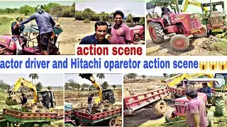 tractor royal group KING RAJ video creator_|| TILU and || NABA action scene 😱😱🥵