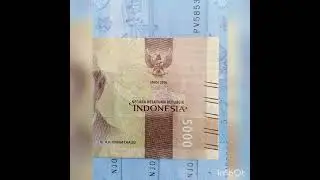 Indonesian BankNote 5000 Rupiah